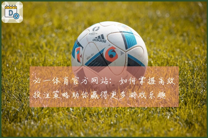 必一体育官方网站：如何掌握高效投注策略助你赢得更多游戏乐趣